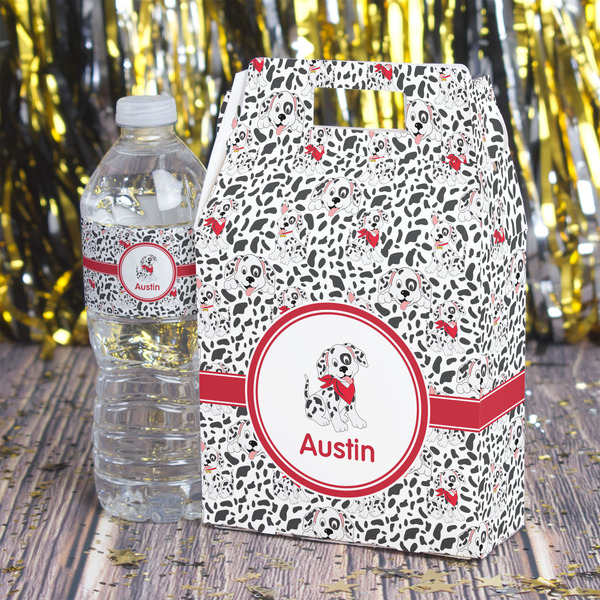 Dalmation Gable Favor Box - In Context