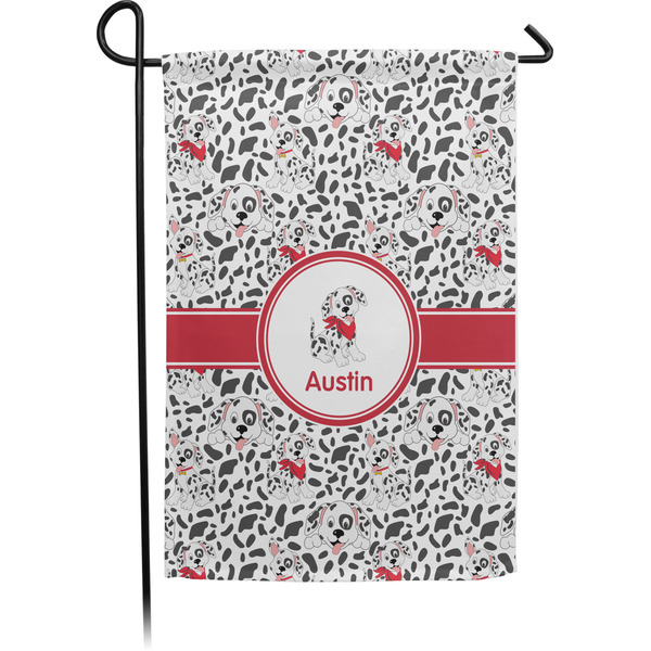 Custom Dalmation Small Garden Flag - Single Sided w/ Name or Text