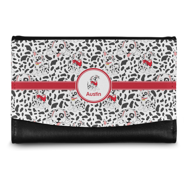 Custom Dalmation Genuine Leather Women's Wallet - Small (Personalized)