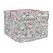Dalmation Gift Boxes with Lid - Canvas Wrapped - Large - Front/Main