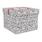 Dalmation Gift Box with Lid - Canvas Wrapped - Large (Personalized)