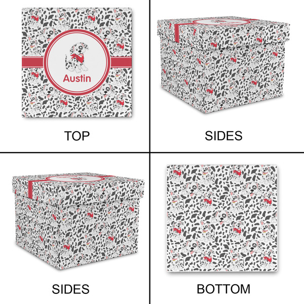Dalmation Gift Boxes with Lid - Canvas Wrapped - Medium - Approval