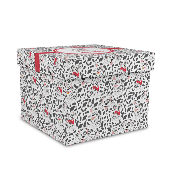 Custom Dalmation Gift Box with Lid - Canvas Wrapped - Medium (Personalized)