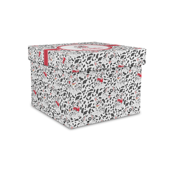 Custom Dalmation Gift Box with Lid - Canvas Wrapped - Small (Personalized)
