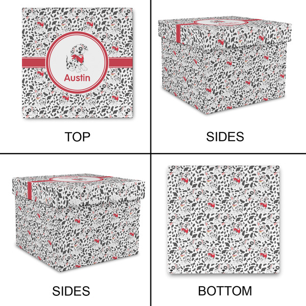 Dalmation Gift Boxes with Lid - Canvas Wrapped - X-Large - Approval