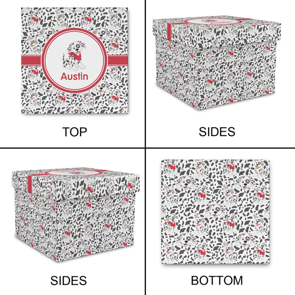 Dalmation Gift Boxes with Lid - Canvas Wrapped - XX-Large - Approval