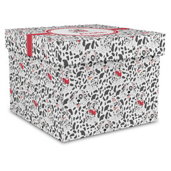 Dalmation Gift Box with Lid - Canvas Wrapped - XX-Large (Personalized)