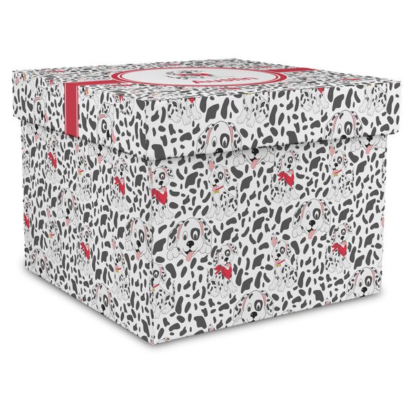Custom Dalmation Gift Box with Lid - Canvas Wrapped - XX-Large (Personalized)