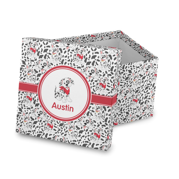 Custom Dalmation Gift Box with Lid - Canvas Wrapped (Personalized)