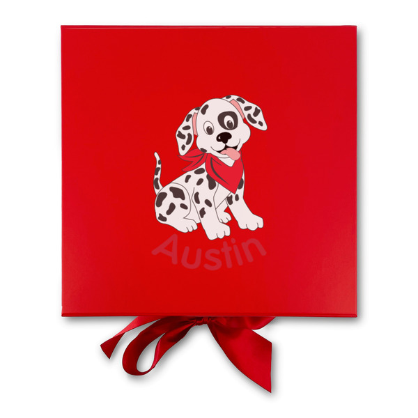 Dalmation Gift Boxes with Magnetic Lid - Red - Approval