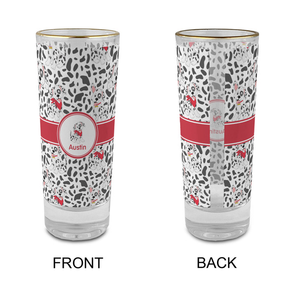 Dalmation Glass Shot Glass - 2 oz - Single - APPROVAL