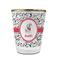 Dalmation Glass Shot Glass - 1.5 oz - with Gold Rim - Single (Personalized)