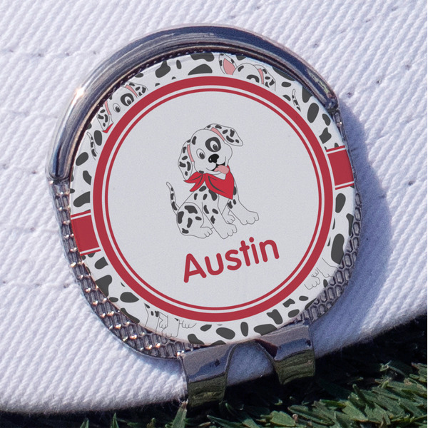 Custom Dalmation Golf Ball Marker - Hat Clip