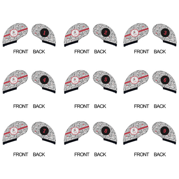 Dalmation Golf Club Covers - APPROVAL (set of 9)