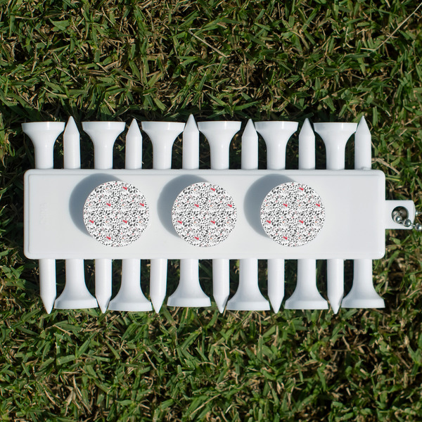 Dalmation Golf Tees & Ball Markers Set - Back