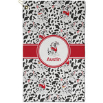 Dalmation Golf Towel - Poly-Cotton Blend - Small w/ Name or Text
