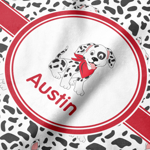 Dalmation Hooded Baby Towel- Detail Close Up