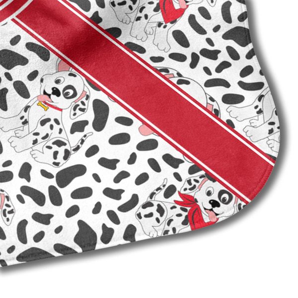 Dalmation Hooded Baby Towel- Detail Corner