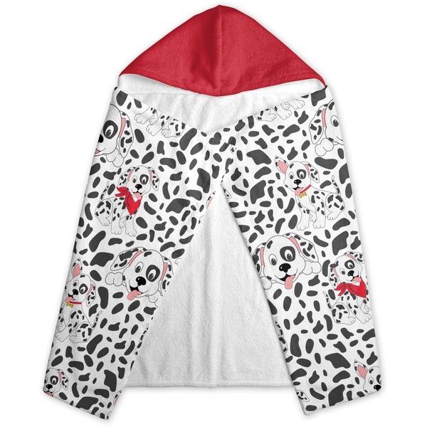Dalmation Hooded Towel - Folded