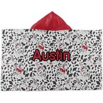 Dalmation Kids Hooded Towel (Personalized)