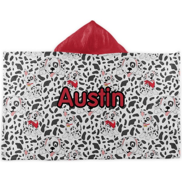 Custom Dalmation Kids Hooded Towel (Personalized)