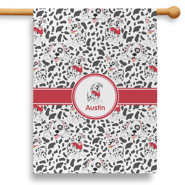 Custom Dalmation 28" House Flag (Personalized)