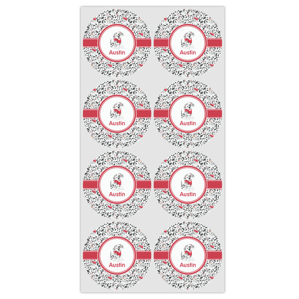 Dalmation Icing Circle - Medium - Set of 8