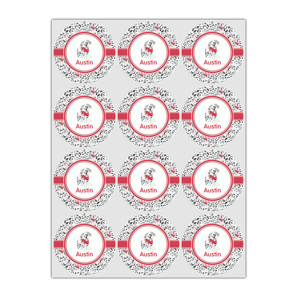 Dalmation Icing Circle - Small - Set of 12
