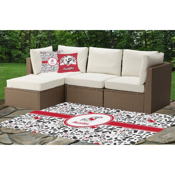 Dalmation Outdoor Mat & Cushions