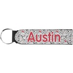 Dalmation Neoprene Keychain Fob (Personalized)
