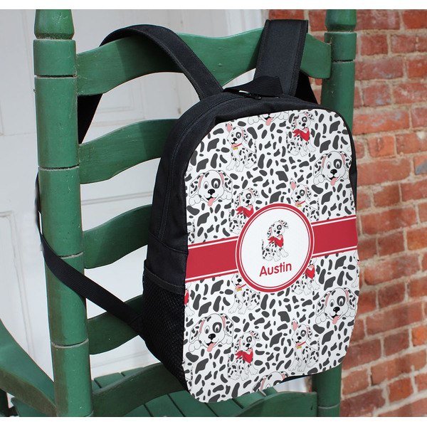 Dalmation Kids Backpack - In Context