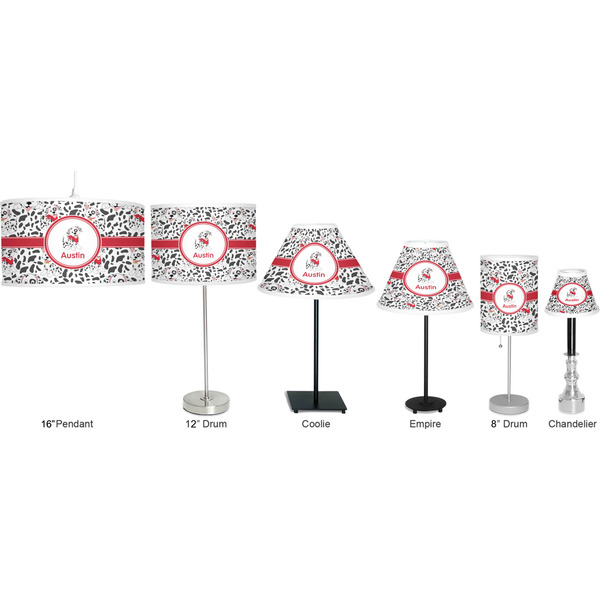 Dalmation Lamp Full View Size Comparison
