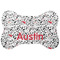 Dalmation Bone Shaped Dog Food Mat (Personalized)