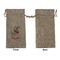 Dalmation Large Burlap Gift Bags - Front Approval