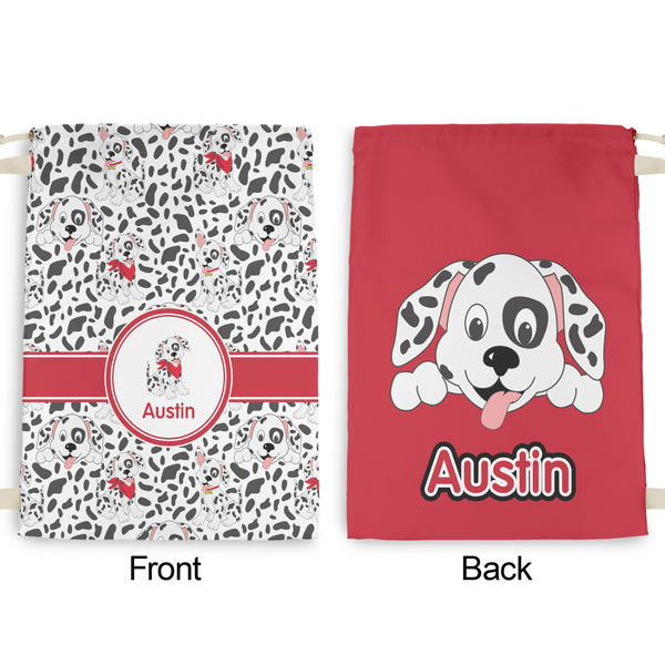 Dalmation Large Laundry Bag - Front & Back View