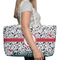 Dalmation Large Rope Tote Bag - In Context View