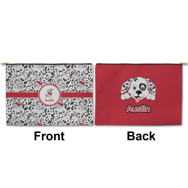 Dalmation Large Zipper Pouch Approval (Front and Back)