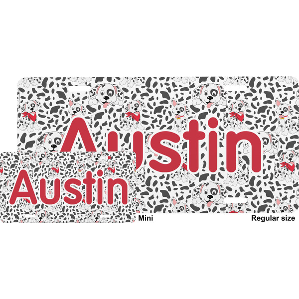 Dalmation License Plate (Sizes)