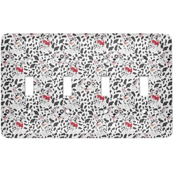 Dalmation Light Switch Cover (4 Toggle Plate)
