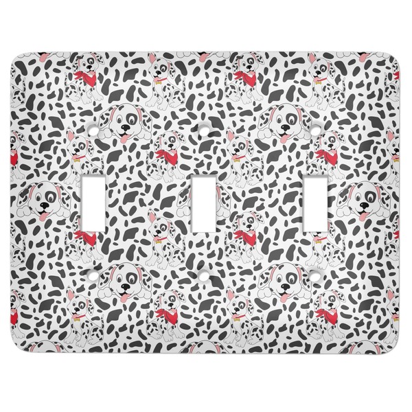 Custom Dalmation Light Switch Cover (3 Toggle Plate)