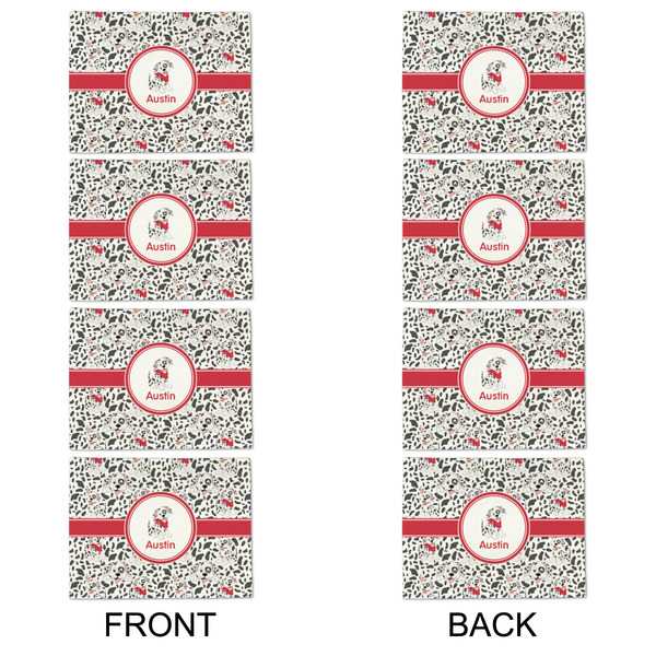 Dalmation Linen Placemat - APPROVAL Set of 4 (double sided)