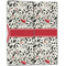 Dalmation Linen Placemat - Folded Half (double sided)