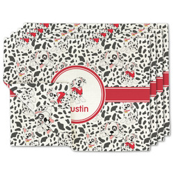 Dalmation Linen Placemat w/ Name or Text