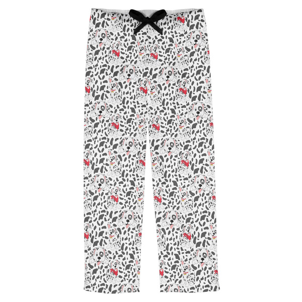 Custom Dalmation Mens Pajama Pants - L