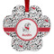 Dalmation Metal Paw Ornament - Double Sided w/ Name or Text