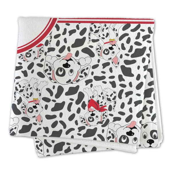 Dalmation Microfiber Dish Rag - FOLDED (square)