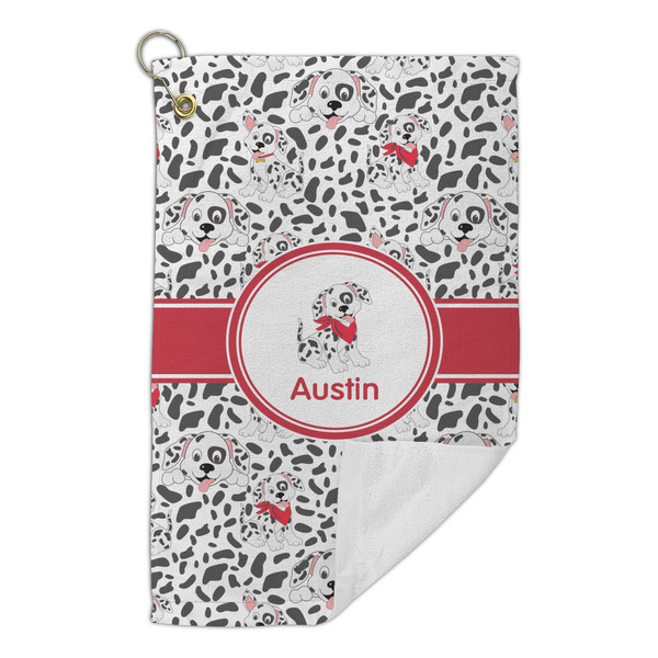 Dalmation Microfiber Golf Towels Small - FRONT FOLDED
