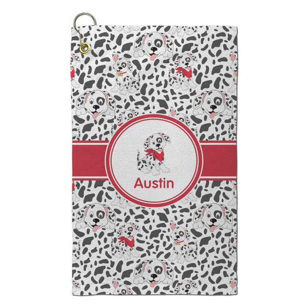 Custom Dalmation Microfiber Golf Towel - Small (Personalized)
