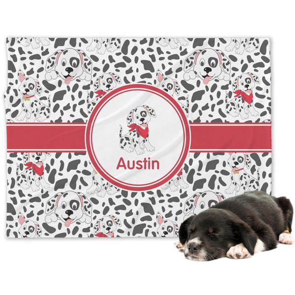 Custom Dalmation Dog Blanket - Regular (Personalized)