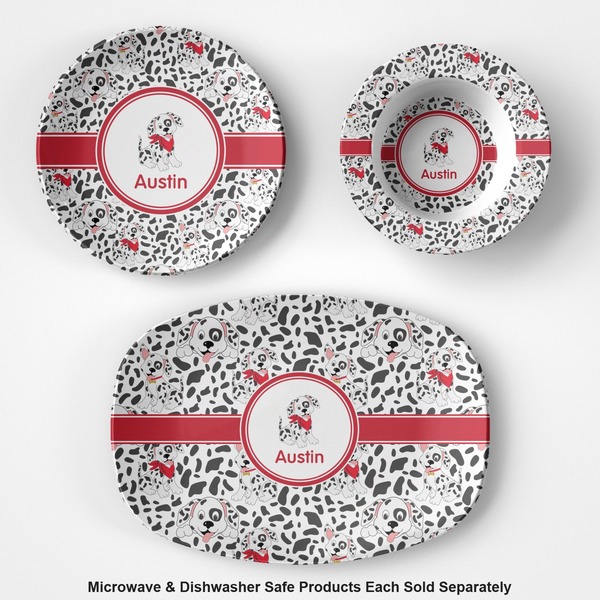 Dalmation Microwave & Dishwasher Safe CP Plastic Dishware - Group